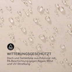 Mondo Gartenpavillon Partyzelt Gazebo 295x262x295 Stahl Polyester -Gartenmöbel 10034764 de 0005 logo