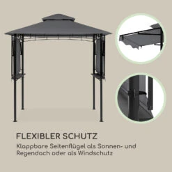 Steakhouse Wings Pavillon 244x260x152cm 160 G/m² PE Flammhemmend Stahl -Gartenmöbel 10034765 de 0003 logo