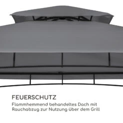 Steakhouse Wings Pavillon 244x260x152cm 160 G/m² PE Flammhemmend Stahl -Gartenmöbel 10034765 de 0004 logo