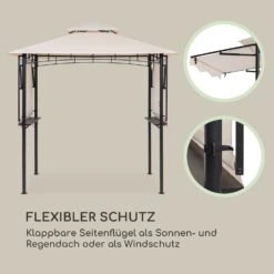 Steakhouse Wings Pavillon 244x260x152cm 160 G/m² PE Flammhemmend Stahl -Gartenmöbel 10034766 de 0003 logo