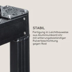 Pantheon RemoteShade Pavillon Motor-Dach 3x3m 280g/m² PE Aluminium -Gartenmöbel 10034781 de 0005 logo