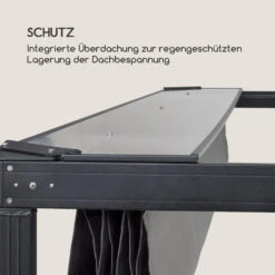 Pantheon RemoteShade Pavillon Motor-Dach 3x3m 280g/m² PE Aluminium -Gartenmöbel 10034781 de 0007 logo