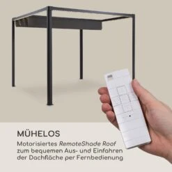 Pantheon RemoteShade Ambient Pavillon Motor-Dach 3x3m LED-Licht PE -Gartenmöbel 10034782 de 0003 logo