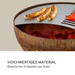Savage Feuerschale Mit Grill Ø: 60,5 Cm Stahl Inkl. Wetterschutz Rost 11 Savage Feuerschale Mit Grill Ø: 60,5 Cm Stahl Inkl. Wetterschutz Rost -Gartenmöbel 10034800 de 0003 logo