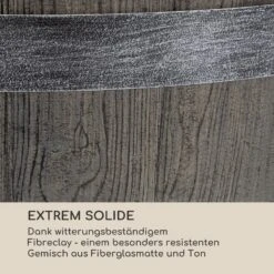 Winegrow Pflanzgefäß 52,5 X 31,5 Cm (ØxH) Leicht Fibreclay Grau -Gartenmöbel 10034811 de 0005 logo