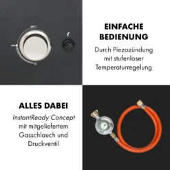 Pasadena Gas-Räuchergrill 2,5 KW Heizleistung 180 °C / 350 °F Max. -Gartenmöbel 10034818 de 0008 logo