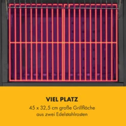 Meat Machine Holzkohlegrill BBQ 45x32,5cm Thermometer Bodenrollen -Gartenmöbel 10034819 de 0003 logo