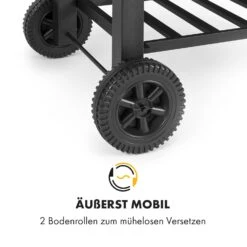 Meat Machine Holzkohlegrill BBQ 45x32,5cm Thermometer Bodenrollen -Gartenmöbel 10034819 de 0007 logo