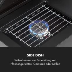 Valkyrie Gasgrill 3x3,2 + 2,9 KW Sichtfenster 54x42 Cm Grill Edelstahl -Gartenmöbel 10034845 de 0006 logo