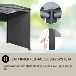 Pantheon Cortina Solid Sky Pergola Vordach 3x3m Polycarbonat Vorhänge 11 Pantheon Cortina Solid Sky Pergola Vordach 3x3m Polycarbonat Vorhänge -Gartenmöbel 10034985 de 0005 usp