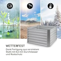 High Grow Straight Hochbeet 100x60x100cm 600l Stahl 13 High Grow Straight Hochbeet 100x60x100cm 600l Stahl -Gartenmöbel 10035332 de 0006 logo