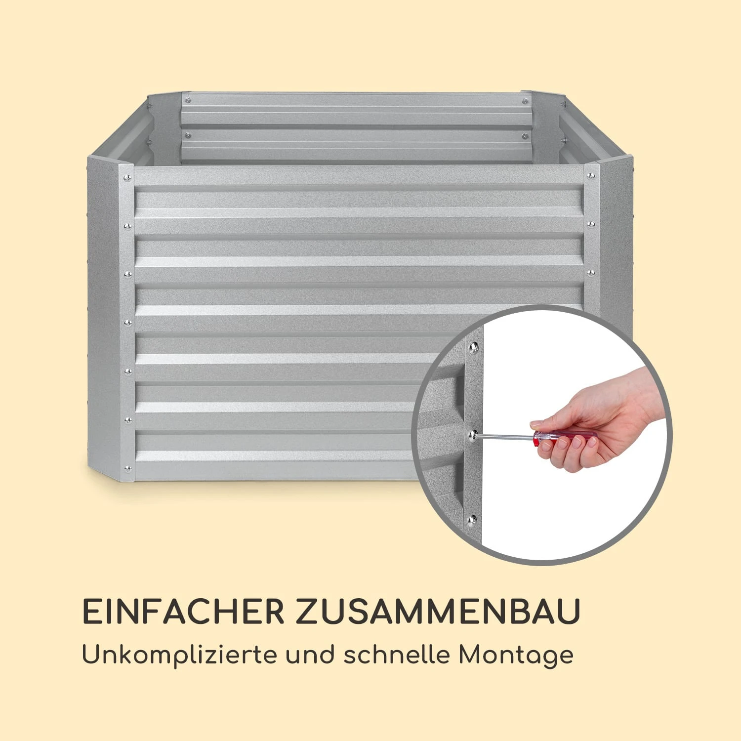 High Grow Straight Hochbeet 100x60x100cm 600l Stahl 7 High Grow Straight Hochbeet 100x60x100cm 600l Stahl – Bild 7