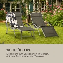 Sunnyvale Liegestuhl Mit Fußteil Aluminium 4-Stufen -Gartenmöbel 10035337 de 0006 logo