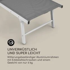 Sunnyvale Liegestuhl Mit Fußteil Aluminium 4-Stufen -Gartenmöbel 10035337 de 0007 logo