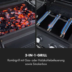 Kingsville Smoker Kombigrill Gas Kohle Smoker 13,5kW 3+1 Brenner -Gartenmöbel 10035409 de 0003 logo