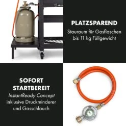 Kingsville Smoker Kombigrill Gas Kohle Smoker 13,5kW 3+1 Brenner -Gartenmöbel 10035409 de 0007 logo