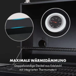 Kingsville Smoker Kombigrill Gas Kohle Smoker 13,5kW 3+1 Brenner -Gartenmöbel 10035409 de 0010 logo