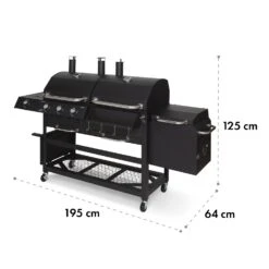 Kingsville Smoker Kombigrill Gas Kohle Smoker 13,5kW 3+1 Brenner -Gartenmöbel 10035409 yy 0011 logo