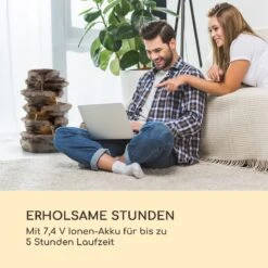 Stonehenge Solarbrunnen LED-Beleuchtung Polyresin Lithium-Ionen-Akku -Gartenmöbel 10035727 de 0006 logo