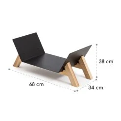 Langdon Wood Black Holzlager 68x38x34 Cm Eisen & Holz -Gartenmöbel 10035768 yy 0005 logo