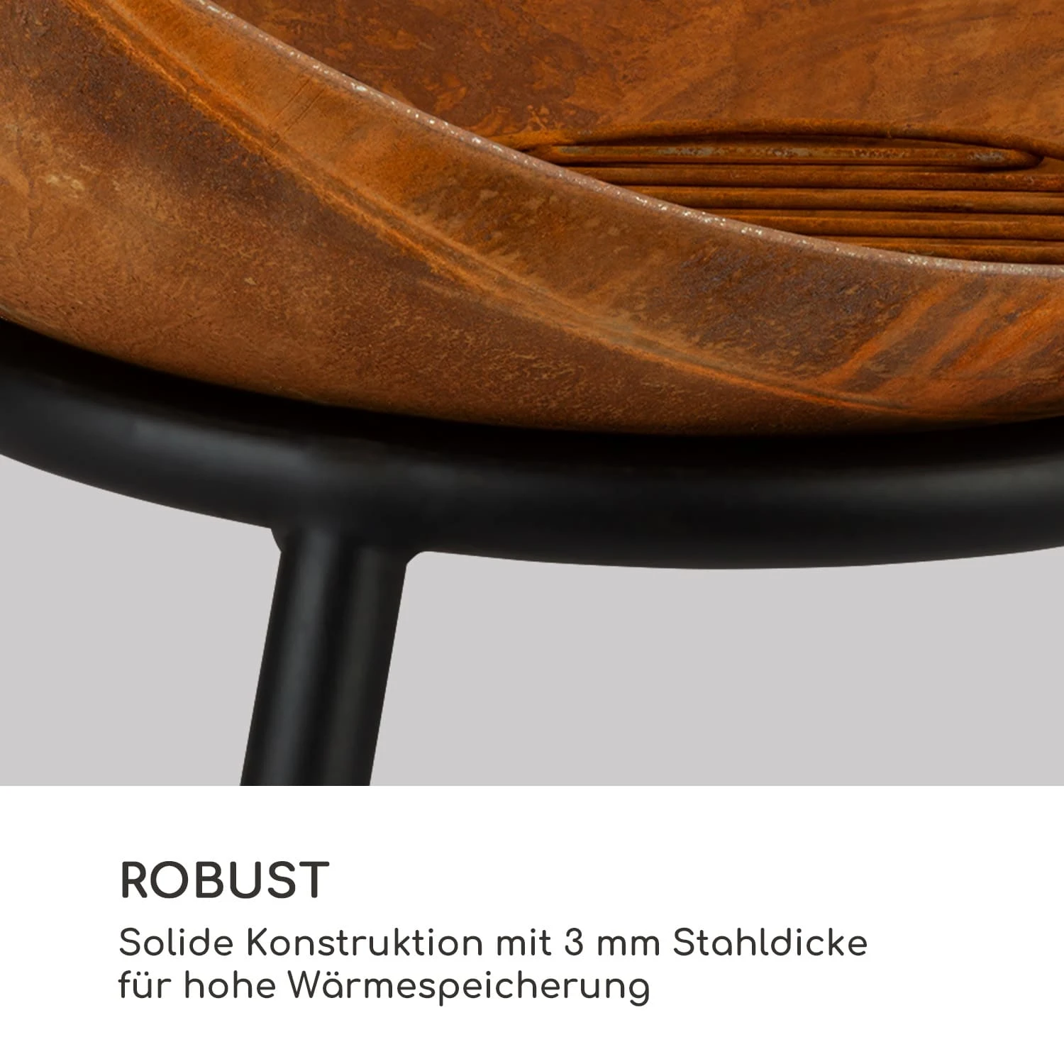 Fireball Rust Feuerschale 60 Cm Ø Kippbare Rost-Finish Rost 4 Fireball Rust Feuerschale 60 Cm Ø Kippbare Rost-Finish Rost – Bild 4