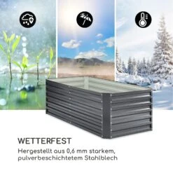High Grow Straight Hochbeet 180 X 60 X 90 Cm 970 L Stahl Verzinkt 12 High Grow Straight Hochbeet 180 X 60 X 90 Cm 970 L Stahl Verzinkt -Gartenmöbel 10035813 de 0006 logo