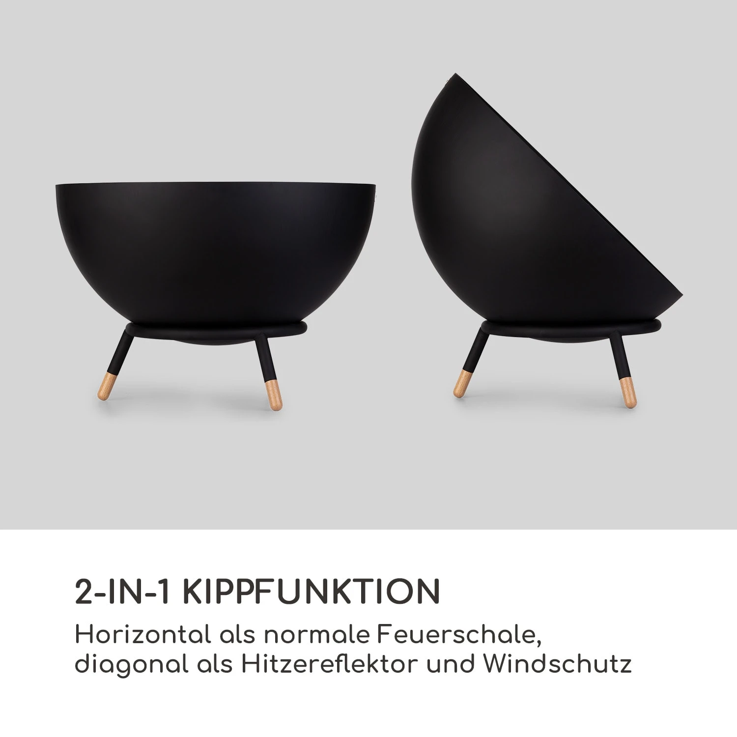 Fireball Wood Kippbare Stahl-Feuerschale Garten Terrasse Ø 66 Cm 3 Fireball Wood Kippbare Stahl-Feuerschale Garten Terrasse Ø 66 Cm – Bild 3