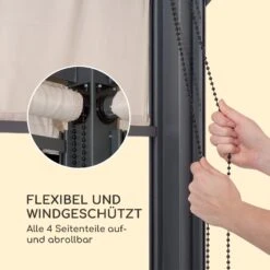 Grandezza Cortina Gartenpavillon 3x3m 4 Seitenteile -Gartenmöbel 10035866 de 0003 logo