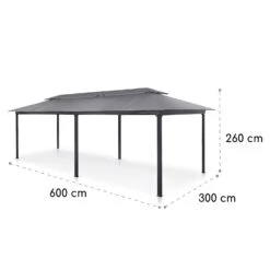 Grandezza Cortina Gartenpavillon 3x6m 4 Seitenteile -Gartenmöbel 10035867 yy 0007 logo