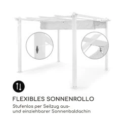 Pantheon Pergola Aluminiumkantrohr 3x3m 4 Eckpfosten Wasserabweisend 9 Pantheon Pergola Aluminiumkantrohr 3x3m 4 Eckpfosten Wasserabweisend -Gartenmöbel 10035875 de 0004 logo