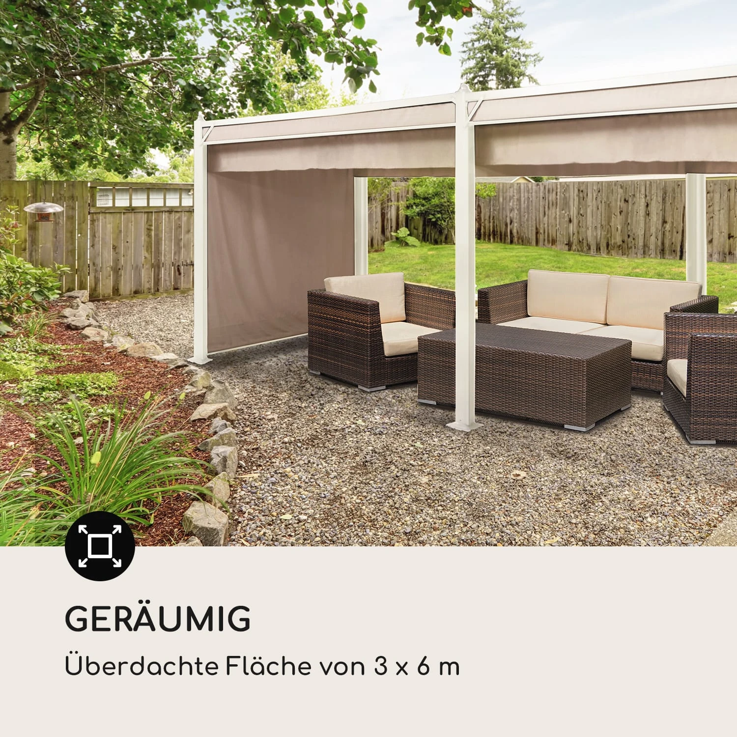 Pantheon Cortina Pavillon Mit Dach 3x6m 4 Seitenteile 4 Pantheon Cortina Pavillon Mit Dach 3x6m 4 Seitenteile – Bild 4
