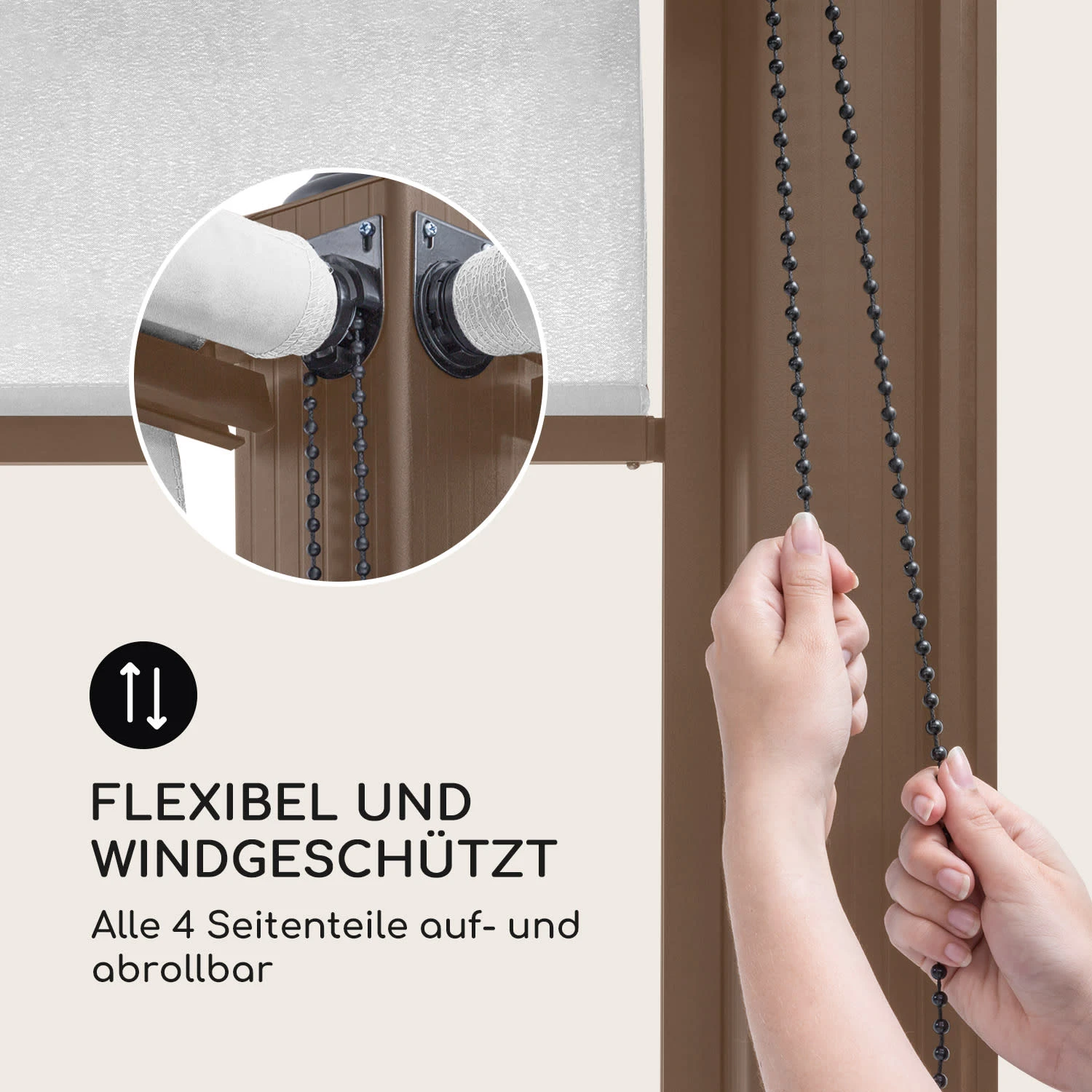 Pantheon Cortina Rust Pavillon Mit Dach 3x4 M 4 Seitenteile 5 Pantheon Cortina Rust Pavillon Mit Dach 3x4 M 4 Seitenteile – Bild 5