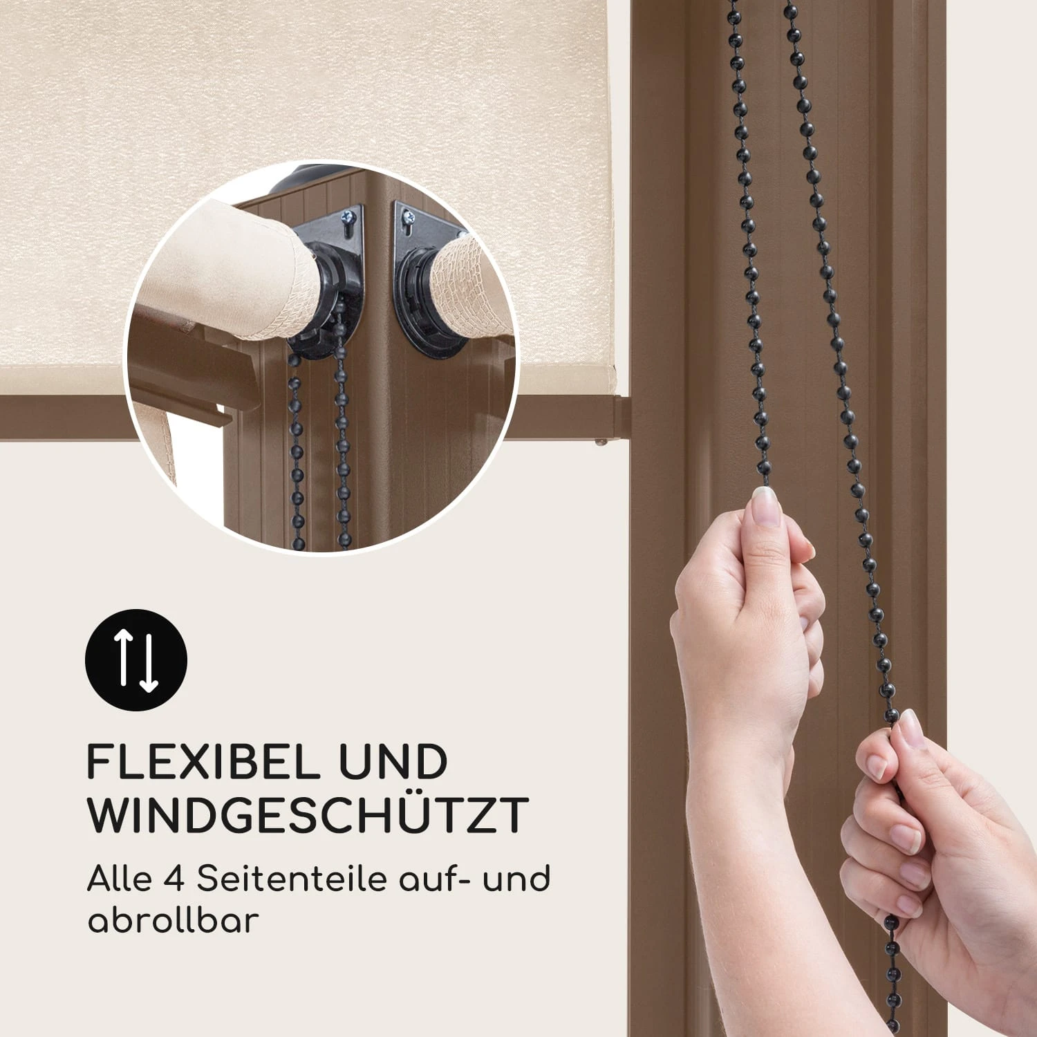 Pantheon Cortina Rust Pavillon Mit Dach 3x6 M 4 Seitenteile 5 Pantheon Cortina Rust Pavillon Mit Dach 3x6 M 4 Seitenteile – Bild 5