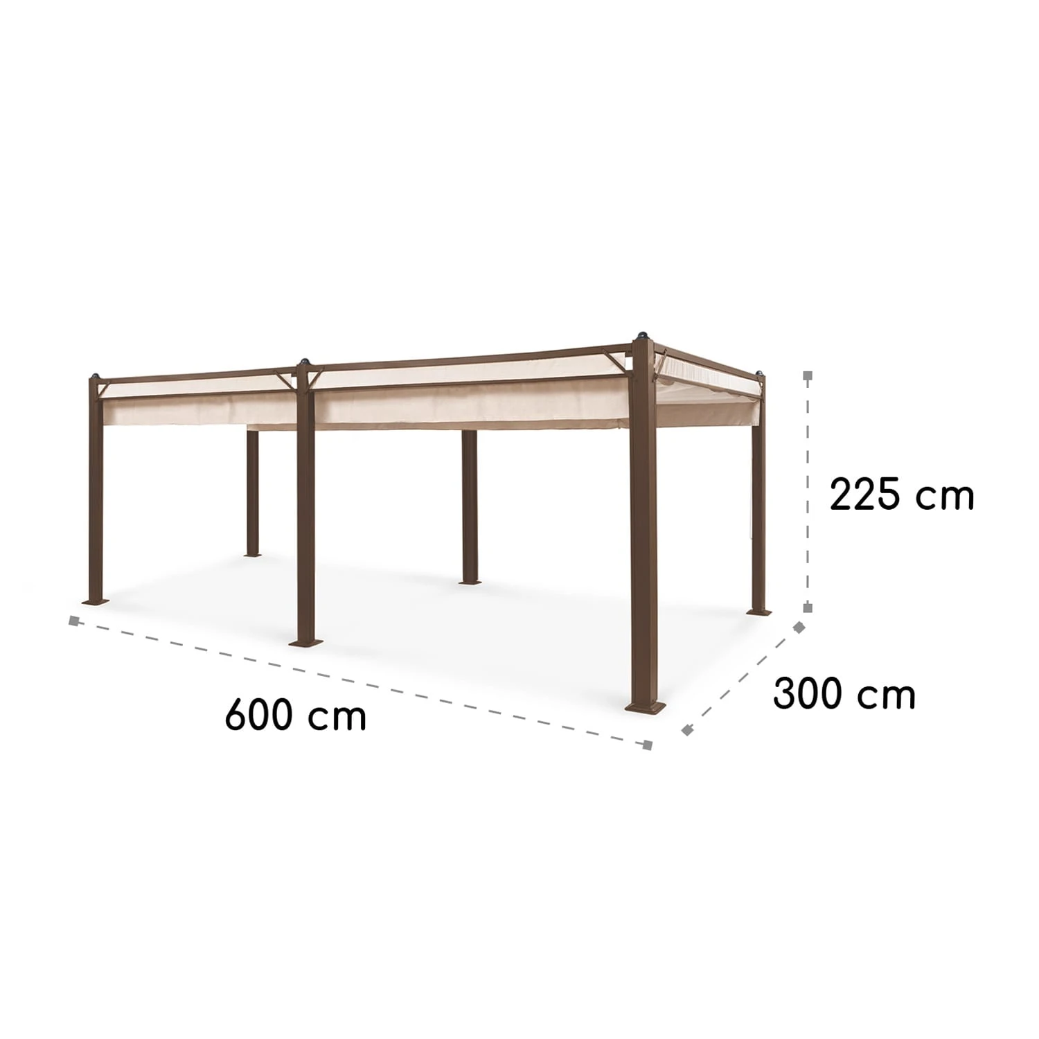 Pantheon Cortina Rust Pavillon Mit Dach 3x6 M 4 Seitenteile 9 Pantheon Cortina Rust Pavillon Mit Dach 3x6 M 4 Seitenteile – Bild 9