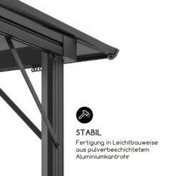 Pantheon Solid Sky Ambient Solar Pavillon Mit Grauem Dach 3x3m Polycarbonat Aluminium -Gartenmöbel 10035899 de 0006 logo