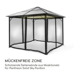 Pantheon Solid Sky Ambient Solar Seitenwände 3x3 M Moskito -Gartenmöbel 10035905 de 0003 logo