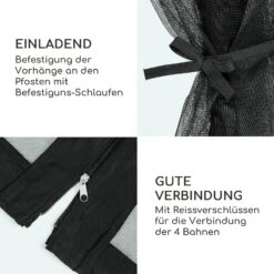 Pantheon Solid Sky Ambient Solar Seitenwände 3x4m Moskito -Gartenmöbel 10035912 de 0006 logo