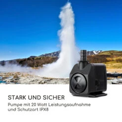 Bloomingstone Brunnen Gartenbrunnen Zierbrunnen 20W Pumpe Zink LED -Gartenmöbel 10035916 de 0007 logo