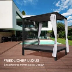 Eremitage Double Lux Sonnenliege 4 Liegepositionen 2 Personen 6 Cm Polster -Gartenmöbel 10035922 de 0004 logo