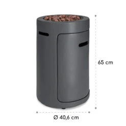 Crete Gas-Feuerstelle 13 KW Flüssiggas Edelstahl -Gartenmöbel 10035931 yy 0008 logo