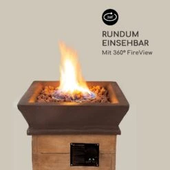 Prati Gas-Feuerstelle 13 KW Elektrisches Zündsystem Lavasteine Inkl. Regenschutz 12 Prati Gas-Feuerstelle 13 KW Elektrisches Zündsystem Lavasteine Inkl. Regenschutz -Gartenmöbel 10035934 de 0005 logo