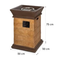 Prati Gas-Feuerstelle 13 KW Elektrisches Zündsystem Lavasteine Inkl. Regenschutz 15 Prati Gas-Feuerstelle 13 KW Elektrisches Zündsystem Lavasteine Inkl. Regenschutz -Gartenmöbel 10035934 yy 0008 dimensions