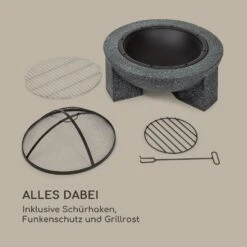 Troja Feuerschale Grill Ø 75 Cm Funkenfang Stahl Kunststein Feuerfest 14 Troja Feuerschale Grill Ø 75 Cm Funkenfang Stahl Kunststein Feuerfest -Gartenmöbel 10035976 de 0007 logo