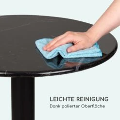 Patras Pearl Bistro-Tisch Jugendstil Marmor Ø 60 Cm H 75 Cm Gusseisern -Gartenmöbel 10035978 de 0004 logo