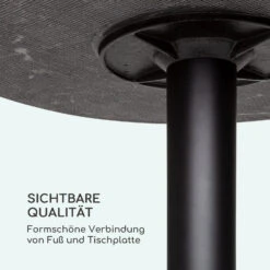 Patras Pearl Bistro-Tisch Jugendstil Marmor Ø 60 Cm H 75 Cm Gusseisern -Gartenmöbel 10035978 de 0006 logo