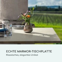 Patras Onyx Bistro-Tisch Mit Jugendstil Marmor 60 X 60 Cm Höhe: 72 Cm Dreibein -Gartenmöbel 10035979 de 0003 logo