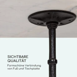 Patras Onyx Bistro-Tisch Mit Jugendstil Marmor 60 X 60 Cm Höhe: 72 Cm Dreibein -Gartenmöbel 10035979 de 0006 logo