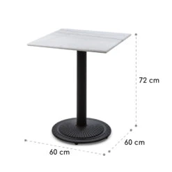 Patras Onyx Bistro-Tisch Mit Jugendstil Marmor 60 X 60 Cm Höhe: 72 Cm Rund -Gartenmöbel 10035980 yy 0008 logo