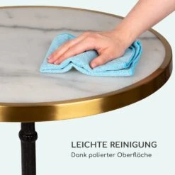 Patras Lux Bistro-Tisch Mit Dreifuß Marmortisch Ø: 57,5 Cm Höhe: 72 Cm -Gartenmöbel 10035981 de 0004 logo