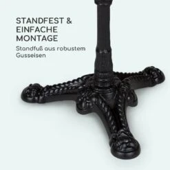 Patras Lux Bistro-Tisch Mit Dreifuß Marmortisch Ø: 57,5 Cm Höhe: 72 Cm -Gartenmöbel 10035981 de 0005 logo